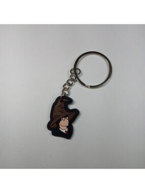 🆓 Free W/Purchase Harry Potter Sorting Hat Rubber Keychain NWT